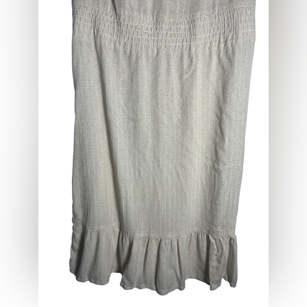 Ladies Prana Flowy Ruffled Sleeveless Maxi Dress Size Small - Picture 3 of 6